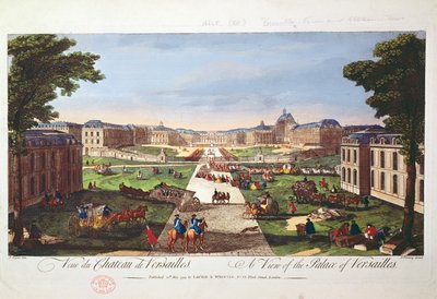 Veduta del Palazzo di Versailles, 1794 da Jacques Rigaud